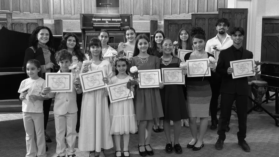 Anahit School of Music class photo 2026